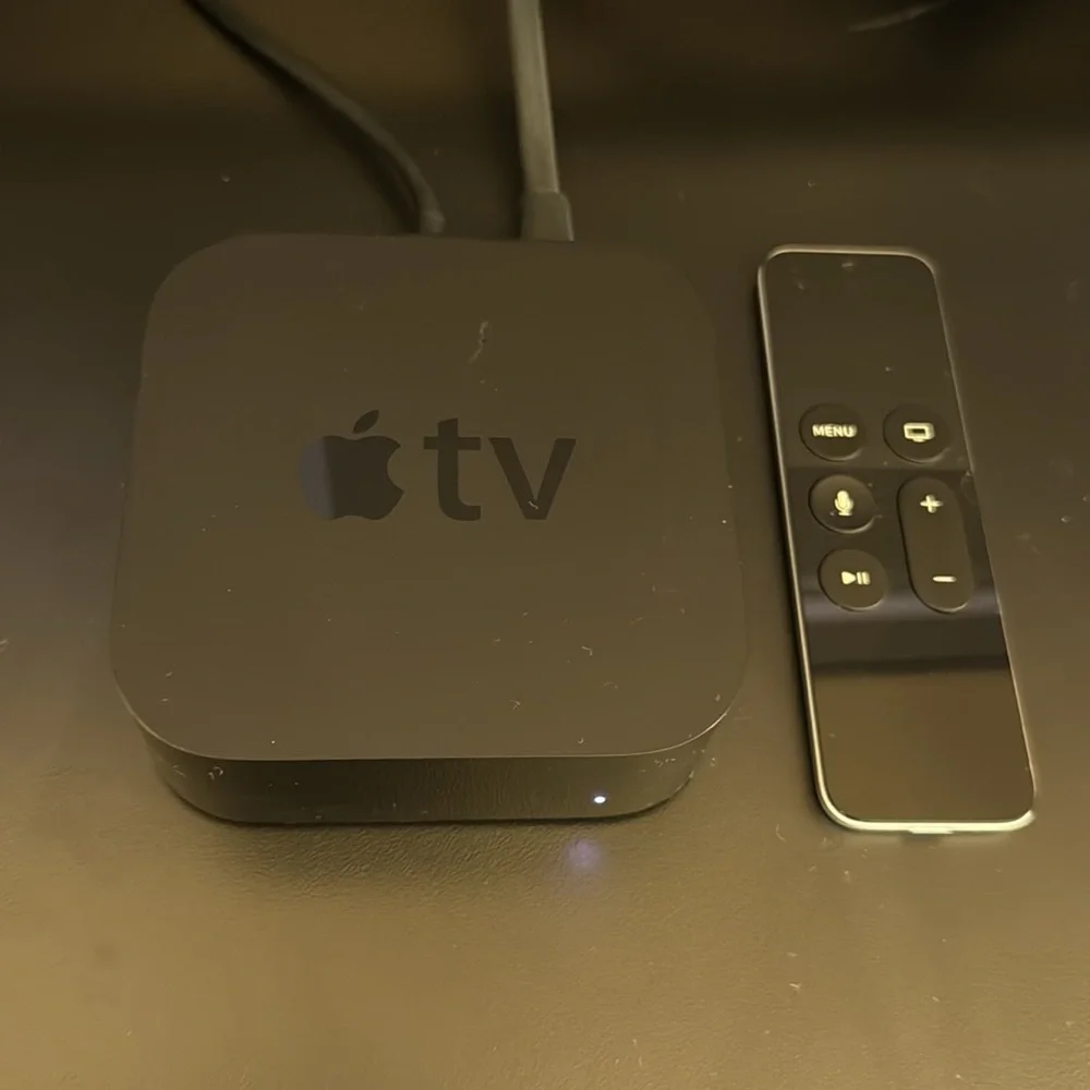 Apple TV HD 32GB A1625 MGY52LL/A Siri Remote Power Cord tvOS 26.6 Tested